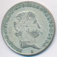 1839B 10Kr Ag &quot;V. Ferdinánd&quot; T:2,2- patina