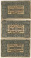 1923. 10000K "Magyar Pénzjegy." (3x) T:III/IV
