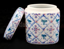 Porcelán tétel süteményes tálakkal, asztali kínálóval, kis kiöntővel, fűszertartóval, összesen 9 db