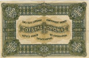 1920. 500K T:II/III felül kicsit beszakítva, de hiánytalan!