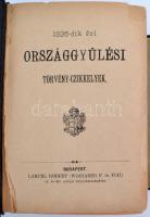 A magyar törvények zsebkiadása 1836-61. Országgyülési törvényczikkek. Pest, 1862., Lampel Róbert. Ki...