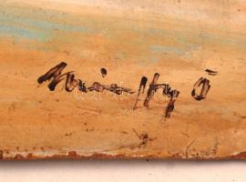 Márffy jelzéssel: Olvasó férfi. Olaj, farost, 62×59 cm