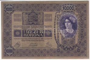 1918. 10000K papírráncokkal! T:II