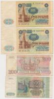 Szocialista Szövetségi Szovjet Köztársaság 1918. 500R + Szovjetunió 1937. 5Ch + 1961. 1R + 25R + 100...