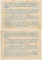 Amerikai Egyesült Államok / Wyandotte 1947. 9c "Nemzetközi válaszdíjszelvény" (2x) T:I-,II...