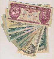 30db-os vegyes magyar forint bankjegy tétel T:vegyes