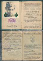 1935+1939 2 db Cserkész igazolvány