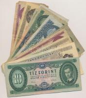 30db-os vegyes magyar forint bankjegy tétel T:vegyes