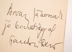Tandori Dezső: Valamivel több. Bp., 1980, Magvető. 423 p. Kiadói vászonkötésben. A szerző által dedi...
