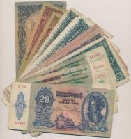 30db-os vegyes magyar pengő bankjegy tétel T:vegyes