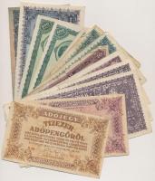 30db-os vegyes magyar pengő és adópengő bankjegy tétel T:vegyes