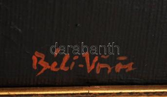 Béli jelzéssel: Velence. Olaj, vászon, keretben, 52×43 cm