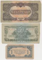 1944. 1P-100P (10x) &quot;A Vörös Hadsereg Parancsnoksága&quot; T:vegyes