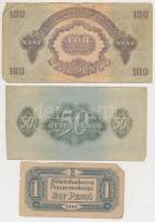 1944. 1P-100P (10x) "A Vörös Hadsereg Parancsnoksága" T:vegyes