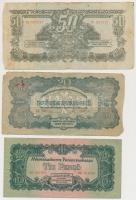 1944. 1P-100P (10x) "A Vörös Hadsereg Parancsnoksága" T:vegyes