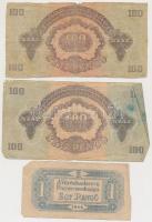 1944. 1P-100P (10x) "A Vörös Hadsereg Parancsnoksága" T:vegyes