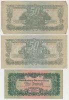 1944. 1P-100P (10x) "A Vörös Hadsereg Parancsnoksága" T:vegyes