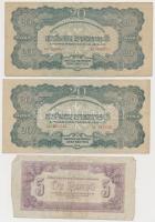 1944. 1P-100P (10x) "A Vörös Hadsereg Parancsnoksága" T:vegyes