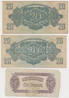 1944. 1P-100P (10x) "A Vörös Hadsereg Parancsnoksága" T:vegyes