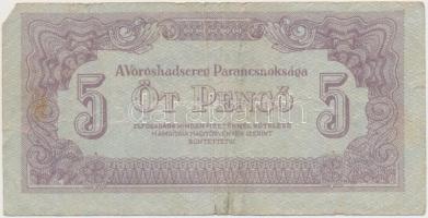 1944. 1P-100P (10x) "A Vörös Hadsereg Parancsnoksága" T:vegyes