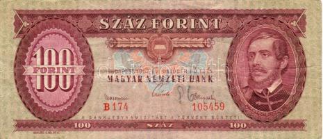 100Ft 1949,1957,1960,1962 (4x) T:II,II/III,III összesen 7db