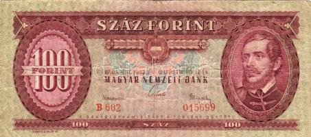 100Ft 1949,1957,1960,1962 (4x) T:II,II/III,III összesen 7db