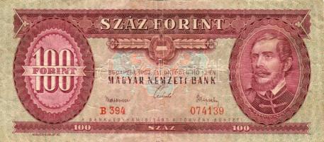 100Ft 1949,1957,1960,1962 (4x) T:II,II/III,III összesen 7db