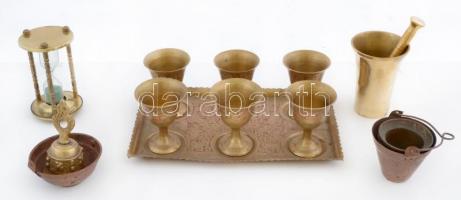 Réz tárgyak, összesen:18 db