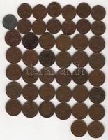 1927-1943. 1f,2f (45x), kivéve ritka évjáratok T:2,3