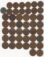 1927-1943. 1f,2f (45x), kivéve ritka évjáratok T:2,3