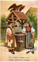 Felszállott a kútra a sas, engem rózsám ne csalogass / Hungarian folklore