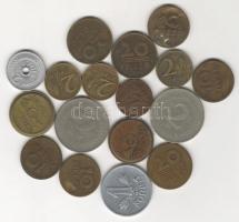 1946-62. 2f,10f,20f,1Ft,2Ft + tantusz összesen 17db T:1/2,2,2/3,3/4