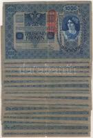 Ausztria 1902. 1000K (46x) piros "Deutschösterreich" fny-sal T:II/III,III
