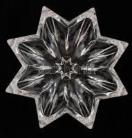 Jelzett (CDA) csillag formájú tálka, formába öntött, hibátlan, d:17 cm
