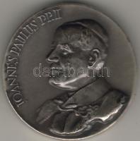 1980. "II.János Pál pápa" nagyalakú Ff emlékérem T:2