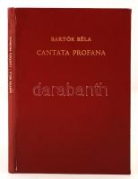 Bartók Béla: Cantata Profana. Bp., 1974, Zeneműkiadó. Kiadói, gerincén lefestett nyl-kötésben. Számozott (376.) példány!