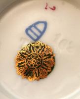 Victoria tálka, matricás, jelzett, hibátlan, apró hajszálrepedéssel,  d:14 cm