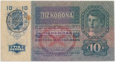 1915. 10K román körbélyegzővel T:III