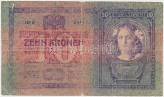 1904. 10K román felülbélyegzéssel T:III-,IV