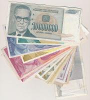 Jugoszlávia 1955-1994. 30db-os vegyes bankjegy tétel T:vegyes
Yugoslavia 1955-1994. 30pcs of bankno...