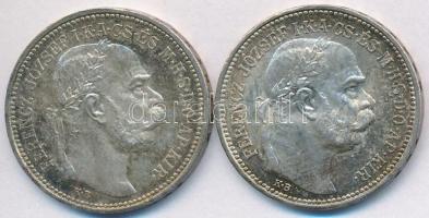 1912KB 1K Ag &quot;Ferenc József&quot; (2x) T:2