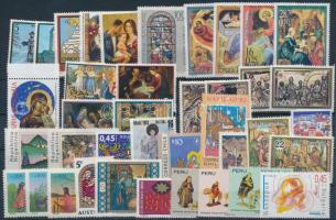 1968-2002 Karácsony motívum 22 db klf kiadás, közte sorok és 2 db blokk, 1968-2002 22 issues and 2 blocks