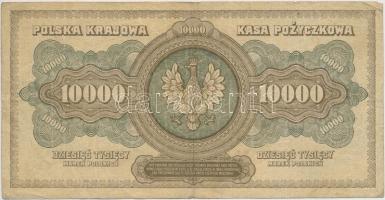 Lengyelország 1922. 10.000M T:III
Poland 1922. 10.000 Marek C:F
