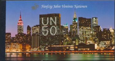 50th anniversary of the United Nations stamp-booklet, 50 éves az ENSZ bélyegfüzet