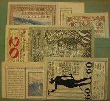 Nagy osztrák szükségpénz tétel az 1920-as évekből eredeti "Notgeld" albumban 867db kevés d...