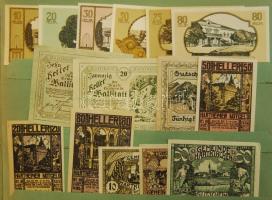 Nagy osztrák szükségpénz tétel az 1920-as évekből eredeti "Notgeld" albumban 867db kevés d...