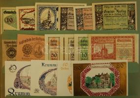 Nagy osztrák szükségpénz tétel az 1920-as évekből eredeti "Notgeld" albumban 867db kevés d...