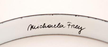 cca 1980 Michaela Frey zománcozott karperec. Jelzett. / Enameled Michalea Frey bracelet
