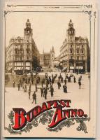 Budapest Anno: Klösz György fotóibol készült képeslapok (8db) és egy háromnyelvű ismertető füzet illusztrált tékában. Bp., 1986. Corvina