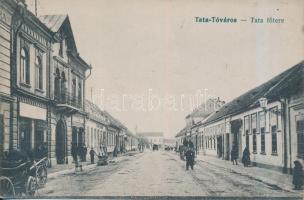 Tata-Tóváros, Főtér, Spitzer János kereskedése; Lindenberg Adolf kiadása